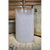 White Crackle Glass Cylinder, Medium