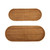 Oval Decorative Hand-Woven Rattan Tray