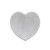 Marble Heart Shaped Dish, White
