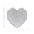 Marble Heart Shaped Dish, White