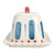Hand-Painted Stoneware Butter Dish
