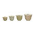 Hand-Painted Stoneware Measuring Cups