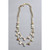 Jade and Brass Beaded Necklace