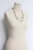 Jade and Brass Beaded Necklace