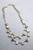 Jade and Brass Beaded Necklace
