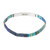 Good Karma Miyuki Bracelet | Brave - Cobalt/Silver