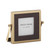 Brown Vegan Leather & Metal Photo Frame Brown Vegan Leather & Metal Photo Frame