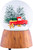 5" Red Truck With Dogs Musical Snow Globe
