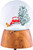 5" Red Truck With Dogs Musical Snow Globe
