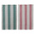 Woven Cotton Tea Towel, Red/White Stripes