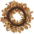24" Gold Magnolia Leaf Wreath