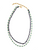 Navy+Turq Beaded 2 Row Necklace