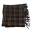 Umber Multi Check Plaid Fringe Scarf