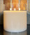 Radiance Ember Tri-Wick Candle, Simply Ivory 8x8"