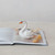 Stoneware Swan Shaped Toothpick Holder