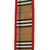 Burbank Plaid Border Wired Edge Ribbon, Brown