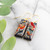 Scandi Autumn Birds Rectangle Earrings