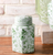 7"H Green Vine Ginger Jar