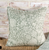 16" X 16" Olive Floral Pillow