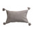 Stonewashed Lumbar Pillow, Taupe