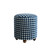 Burnout Velvet Upholstered Stool