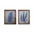 Wood Framed Mirrored Fern