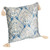 Cotton Velvet Tasseled Pillow, Blue
