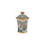 Hand-Painted Stoneware Canister with House & Palm Tree