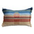 Woven Indoor/Outdoor Lumbar Pillow, Embroidered with Fringe