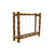 Bamboo Stand with 5 Glass Vases, Natural