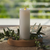 White Wax Slim Indoor Pillar Luminara Candle, 2x6.25 Inch