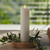 White Wax Slim Indoor Pillar Luminara Candle, 2x8 Inch