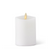 White Wax Indoor Pillar Luminara Candle, 3x4.5 Inch