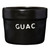 Small Ceramic Guac Bag, Black