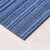 Skinny Stripe Shag Doormat 18"x28" - Ocean
