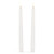 10" White Taper Candles