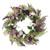 Purple & White Perennials Spring Wreath, 26"