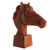 Large Horse Head on Base