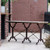 Avignon Bistro Table Long, Marble Top