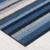 Horizon Stripe Shag Doormat 18x28 - Deep Sea