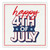 Happy 4th of July - Beverage Napkins