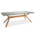 50% Off Katonah 87" Ceramic Top Dining Table w/ Umbrella Hole