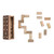 Handmade Mango Wood & Brass Dominoes