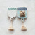 Hand-Painted Debossed Stoneware Mini Tapas Board