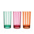 20 oz. Striped Acrylic Drinking Glass