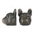 Dog Head Bookends