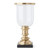 Gold Metal and Glass Hurricane