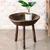 Wood Parat Side Table, Distressed