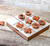9.5" Marble & Wood Tic Tac Toe Box