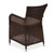 Savannah Brown Wicker Dining Chair w/ Almond Cushion - Set of 2